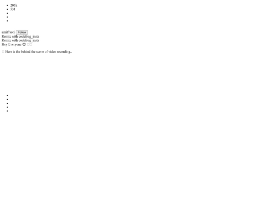 Reels Screen - UI Design screenshot