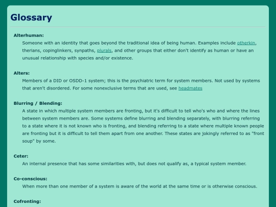 definitions screenshot