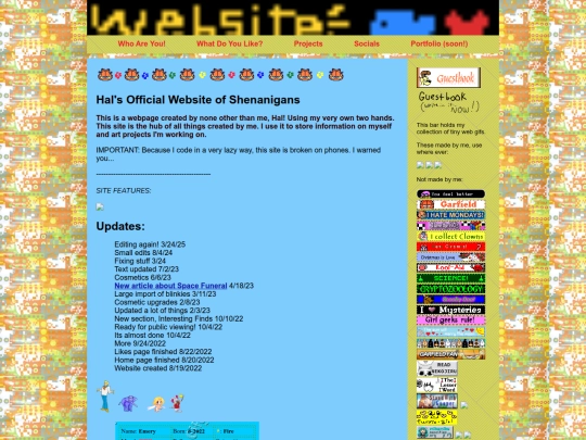 oldhomepage screenshot