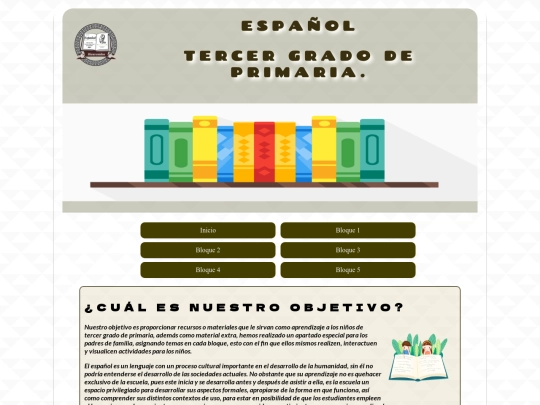 primariaespañol/inicio screenshot