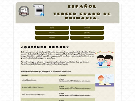 primariaespañol/quienes somos screenshot