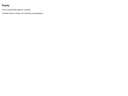 poetry/poetrylist screenshot