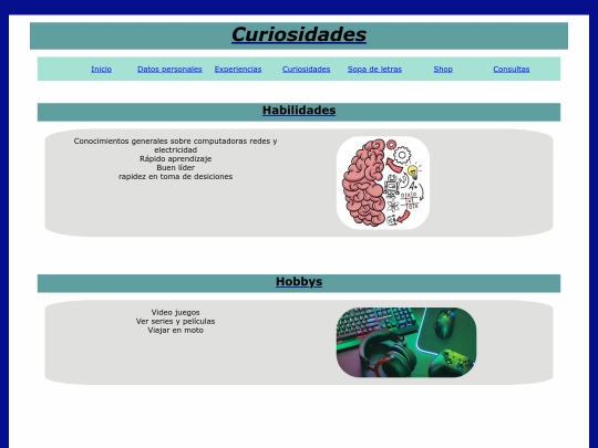 Curiosidades screenshot