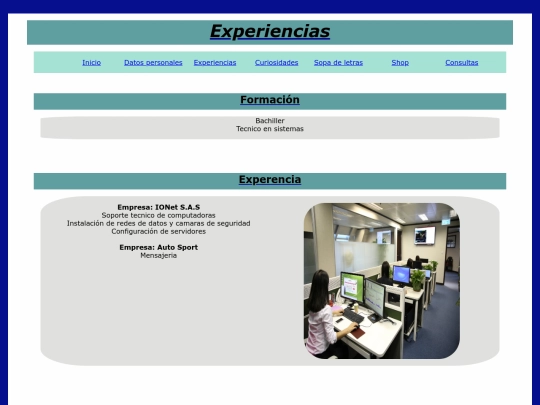 Experiencia screenshot