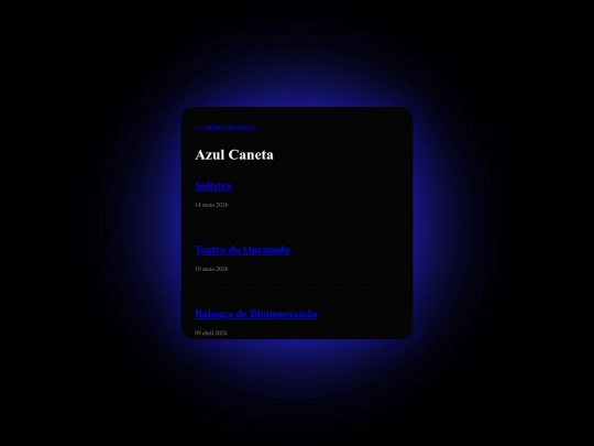 AzulCaneta screenshot
