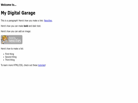 index screenshot