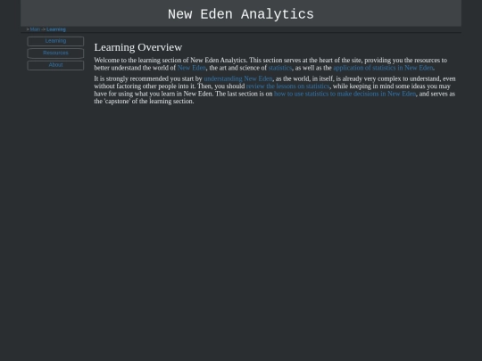 Learning screenshot