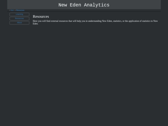 Resources screenshot