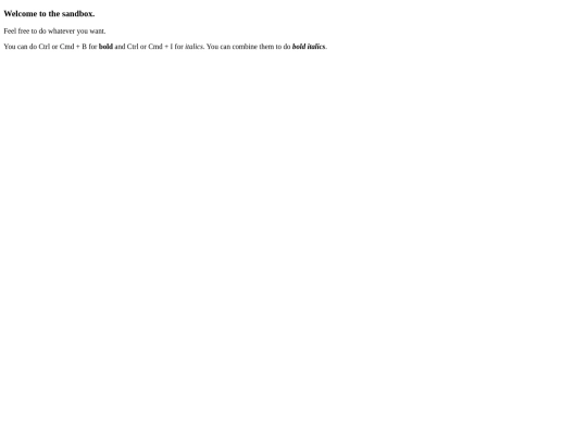 testpage screenshot