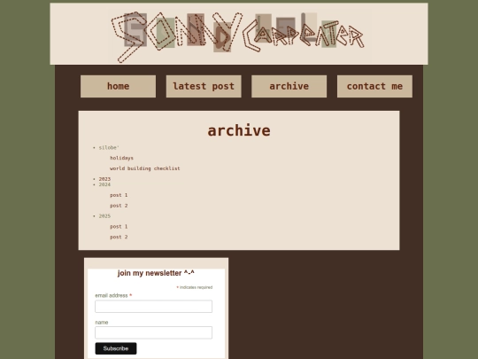 archive screenshot