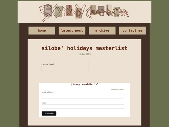 silobe/holidays/holidays screenshot