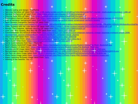 credits screenshot