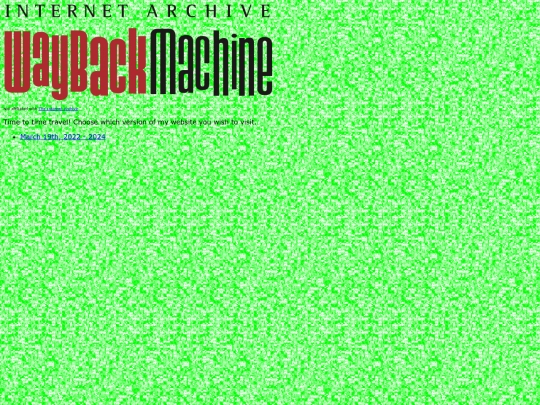 waybackmachine screenshot