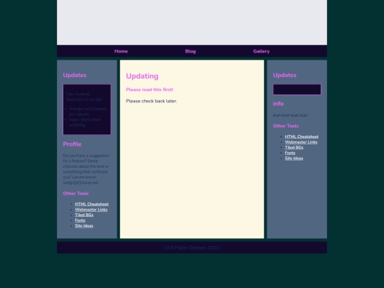 blog screenshot