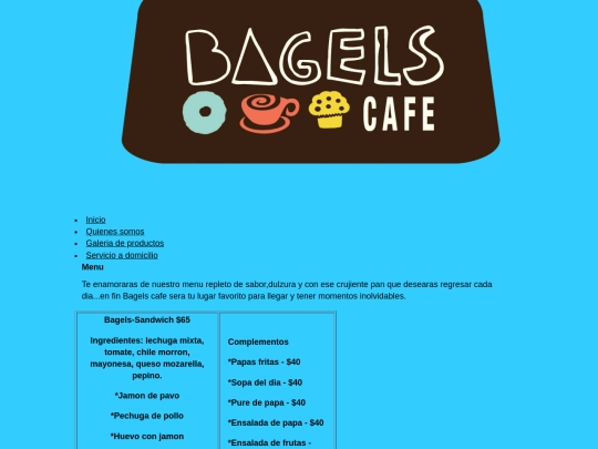 menu screenshot