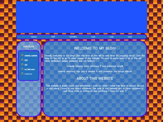 blog screenshot