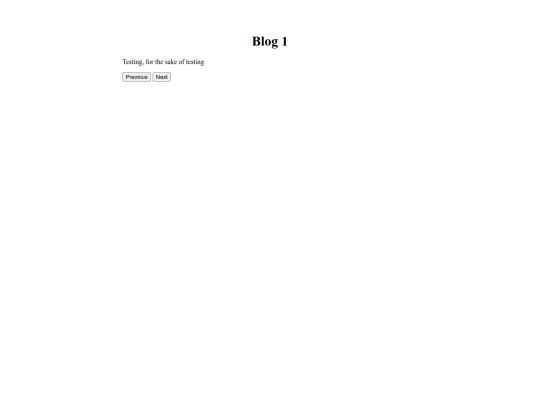 Blog/1 screenshot