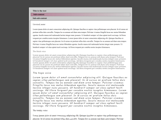 test screenshot