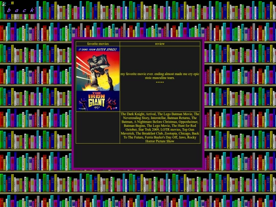 shelf/movies screenshot