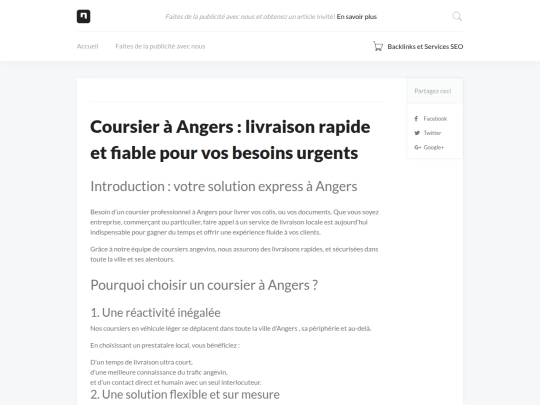 coursier-a-angers screenshot