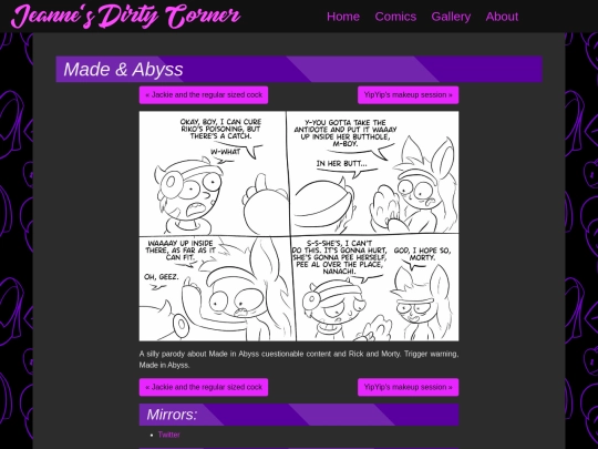made-and-abyss/page1 screenshot