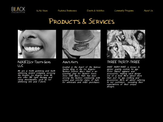 products_services screenshot