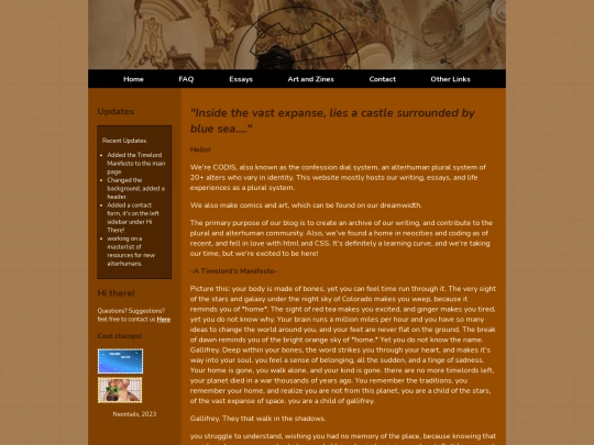 website/neontailz screenshot