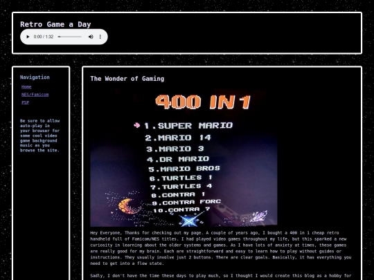 index screenshot