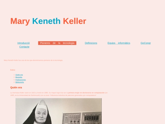 pagines/pioneres screenshot