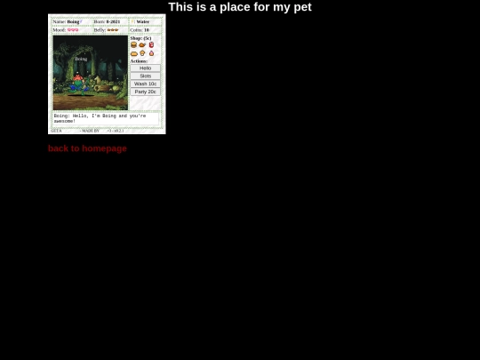 pets screenshot