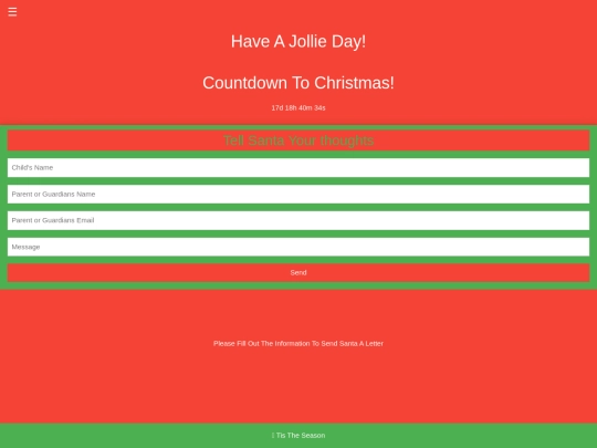web design/1-html/Santa screenshot