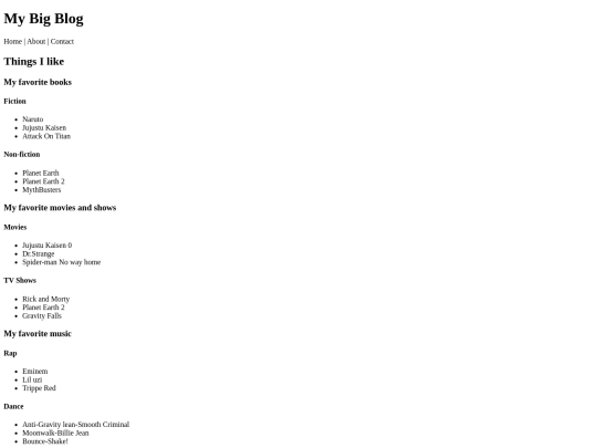 web design/1-html/project4 screenshot