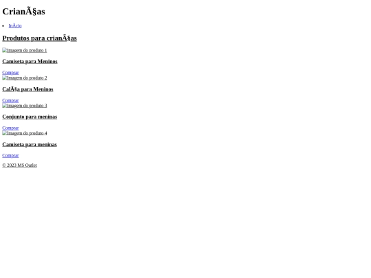 html/crianças screenshot