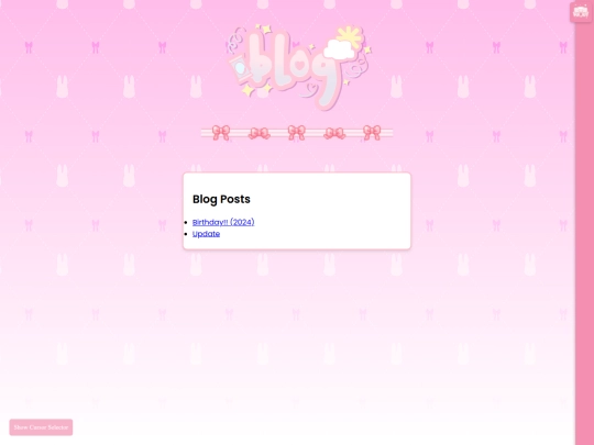 blog screenshot