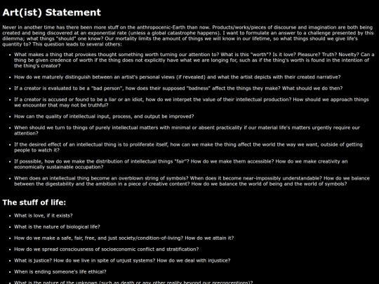 artist_statement screenshot