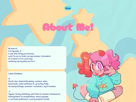 about-me screenshot