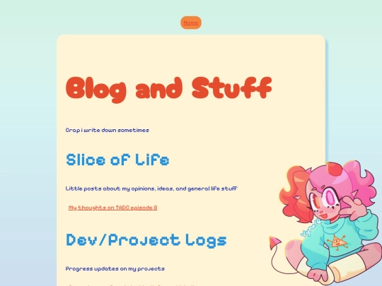 blog screenshot