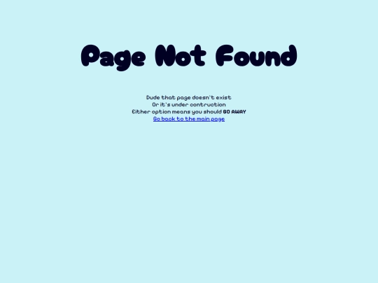 not_found screenshot