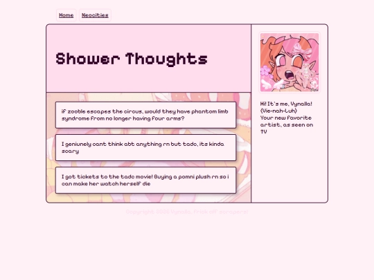 shower screenshot