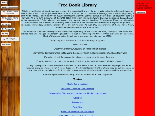 FreeBookLibrary screenshot