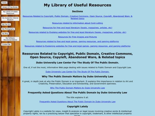 MyLibraryofUsefulResources screenshot