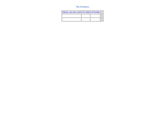 outils/MES LIENS FREELANCE screenshot