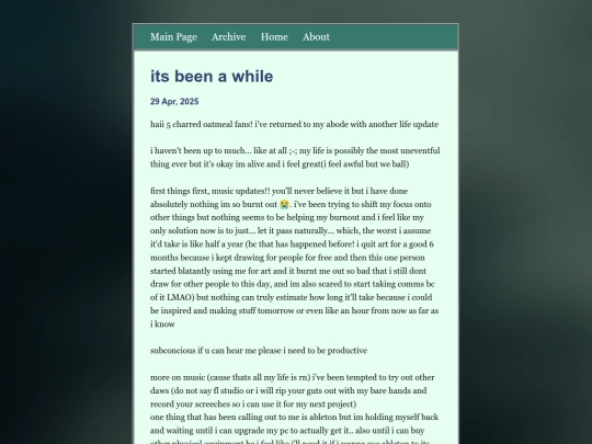 blog/posts/2025-04-29-its-been-a-while screenshot