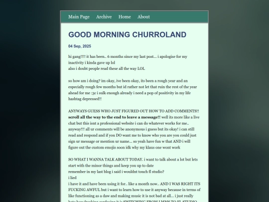 blog/posts/2025-09-04-GOOD-MORNING-CHURROLAND screenshot
