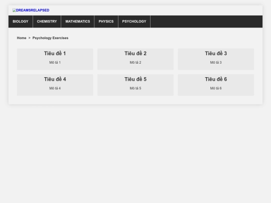 psychology/exercises/exercises screenshot