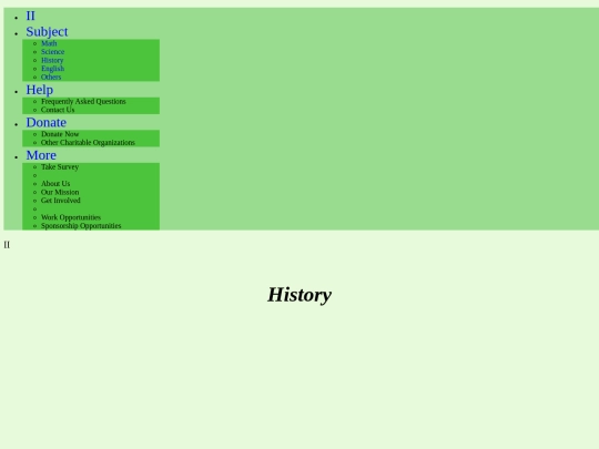 history screenshot