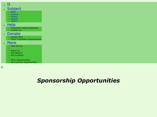 sponsor screenshot