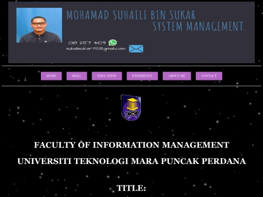 student screenshot