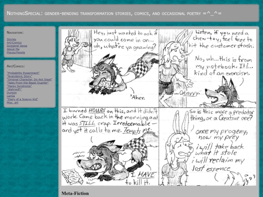 art/metafiction screenshot