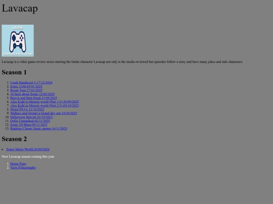 Lavacap screenshot